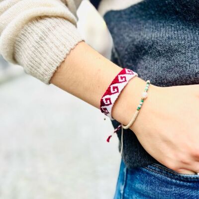 Bracelet porte-bonheur vin