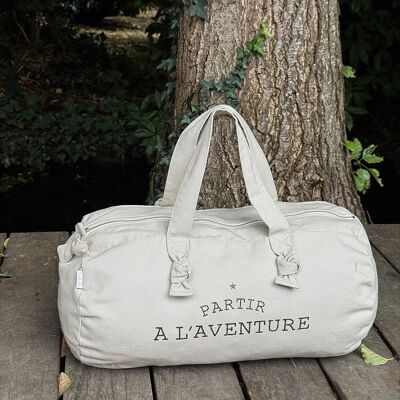 Duffel Bag - Greige - Go on an Adventure