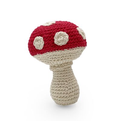L'AMANITE - BABY RATTLE IN ORGANIC COTTON
