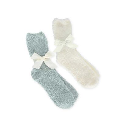 Eden Women's Soft Two-Tone Socks