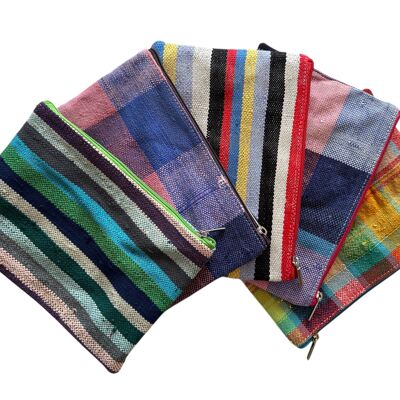 Upcycled HAYK Zipper Pouch LARGE
