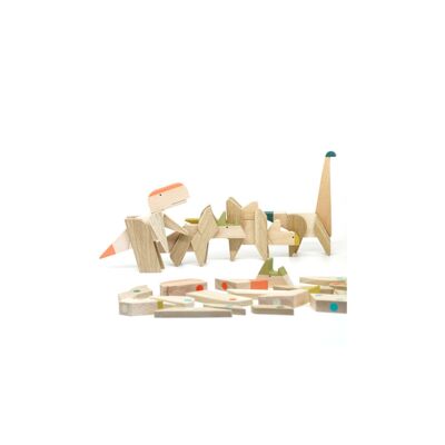 Game of Dinosaurs Collection - Wooden Handmade Magnetic Toys