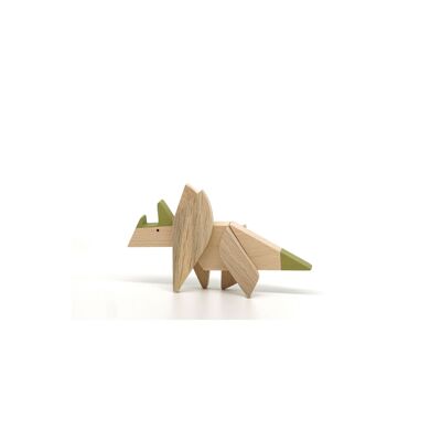 Triceratops - Wooden Handmade Magnetic Toys - Game of Dinosaurs