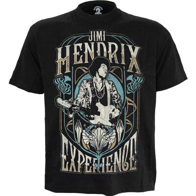 JIMI HENDRIX - ART NOUVEAU - T-SHIRT - T-shirt con stampa frontale nera