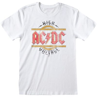 AC/DC - VINTAGE HIGH VOLTAGE - T-SHIRT - T-shirt bianca con stampa frontale