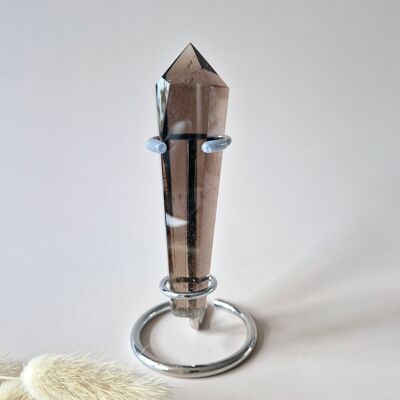 Gemstone Smokey Quartz Scepter Wand 114gr.