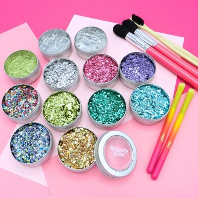 Kit de inicio para artistas con brillantina
