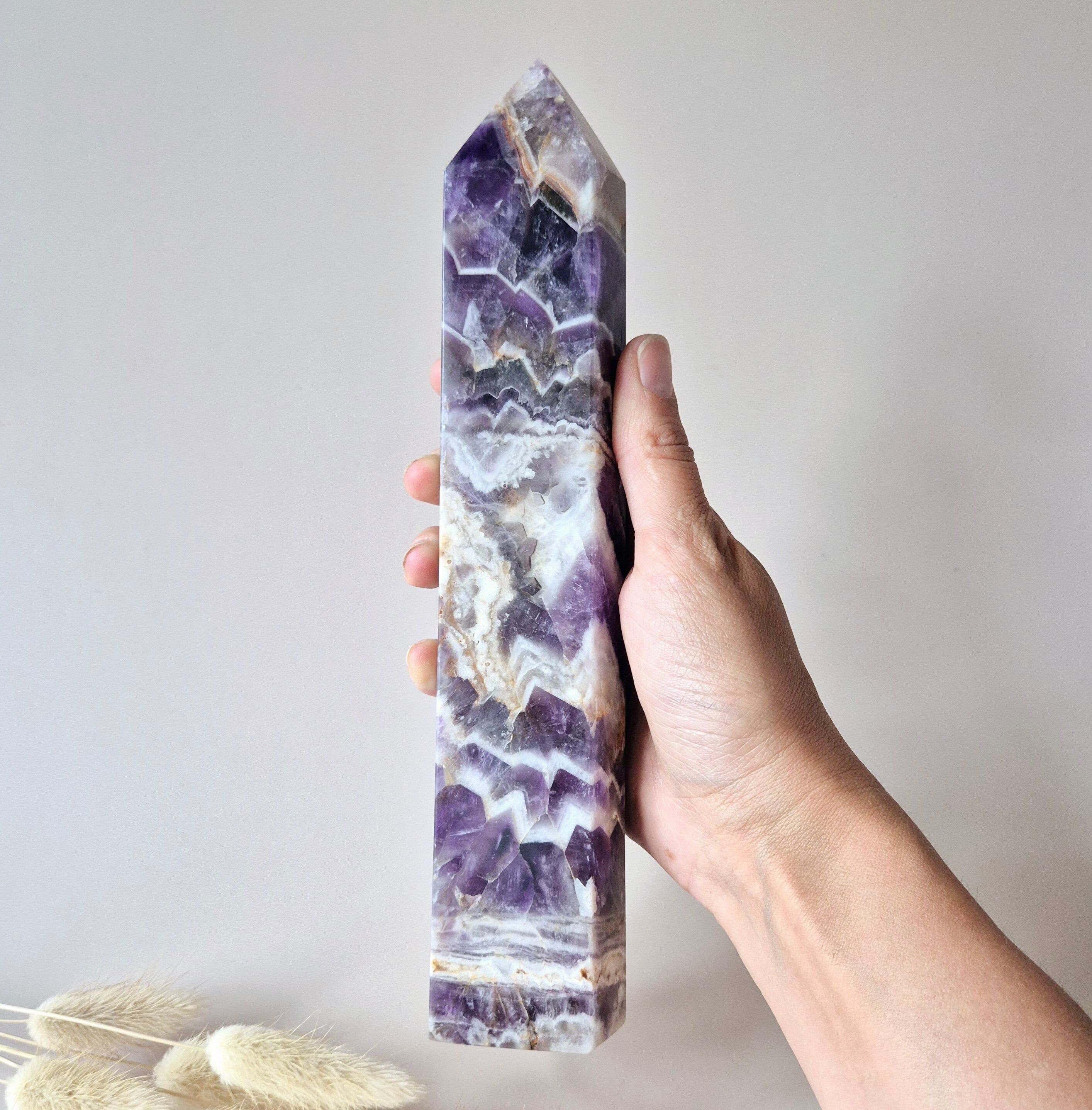 XL Dream Amethyst Tower – Kraft & spiritueller Frieden