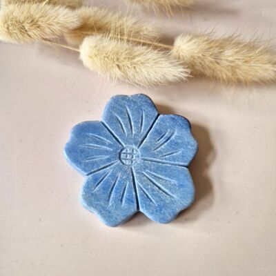 Intaglio di pietra preziosa di avventurina blu – Decorazione unica con potere spirituale