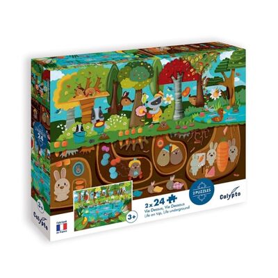 Calypto Jigsaw Puzzle - Life Above, Life Below 2 x 24 pieces
