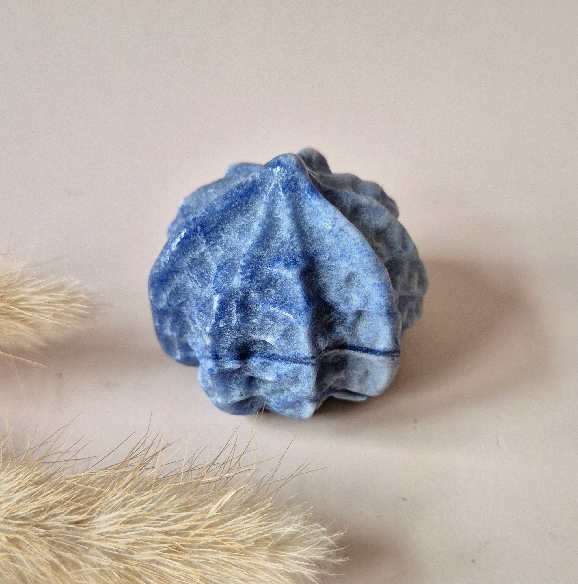 Blauer Aventurin Edelsteinschnitzerei – Einzigartige Dekoration mit spiritueller Kraft #2