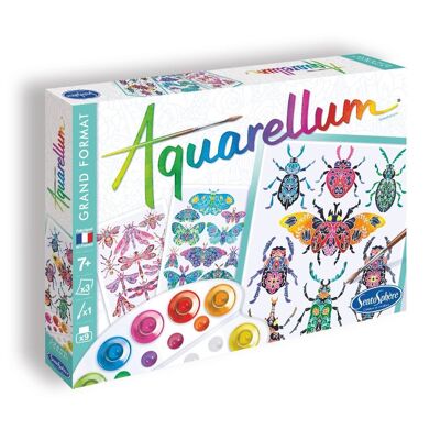 Kits de peinture pour enfants - Insectarium Aquarellum - Grand