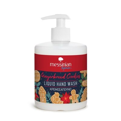 Sapone liquido per le mani ai biscotti di pan di zenzero Messinian Spa