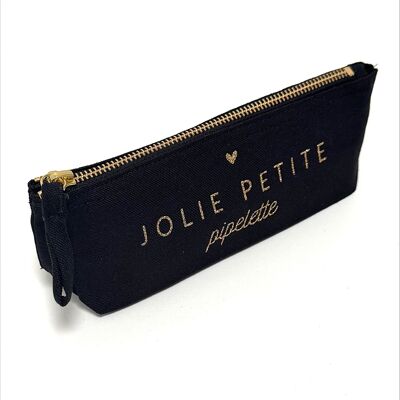 Estuche pequeño para lápices - Negro - Jolie Chatterbox