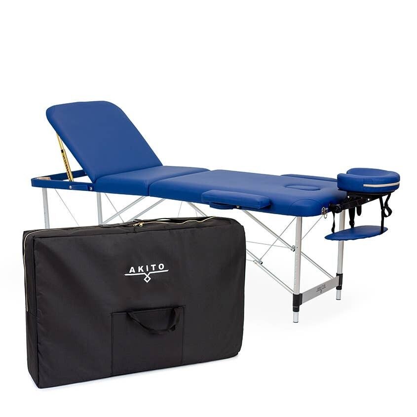 Table de massage Adonis 60 cm pliante en bois à trois sections