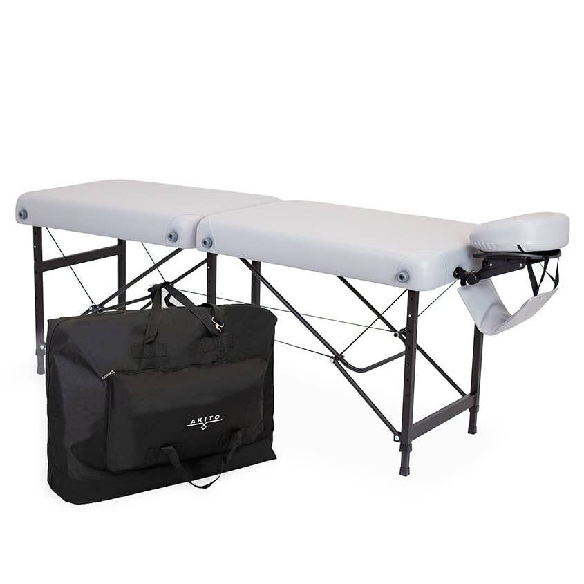 Massageliege TYTAN, Klappbares Aluminium, zweiteilig, 6 Beine