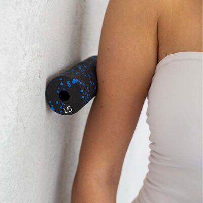 Mini rouleau de massage | Rouleau corporel | 15 cm bleu