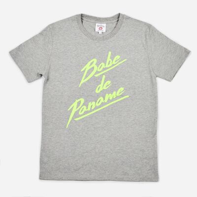 T Shirt Babe de Paname-Gris
