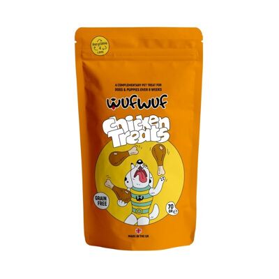 Delicias naturales de pollo con hierbas y secado al aire WufWuf