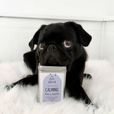 Snack calmanti per cani a base di anatra e pollo