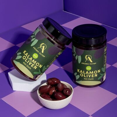 Organic Kalamon olives