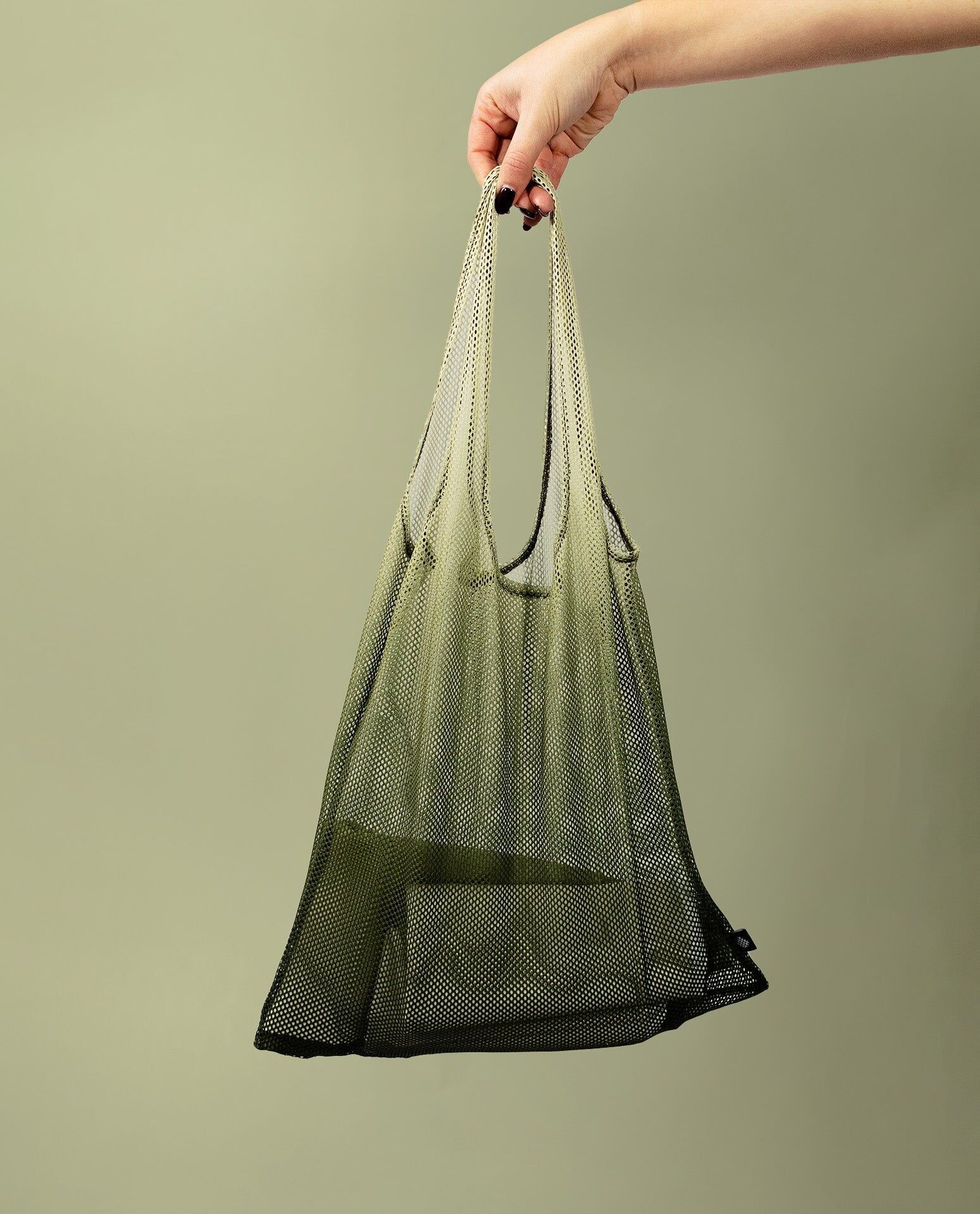 Netztasche Olivgrün