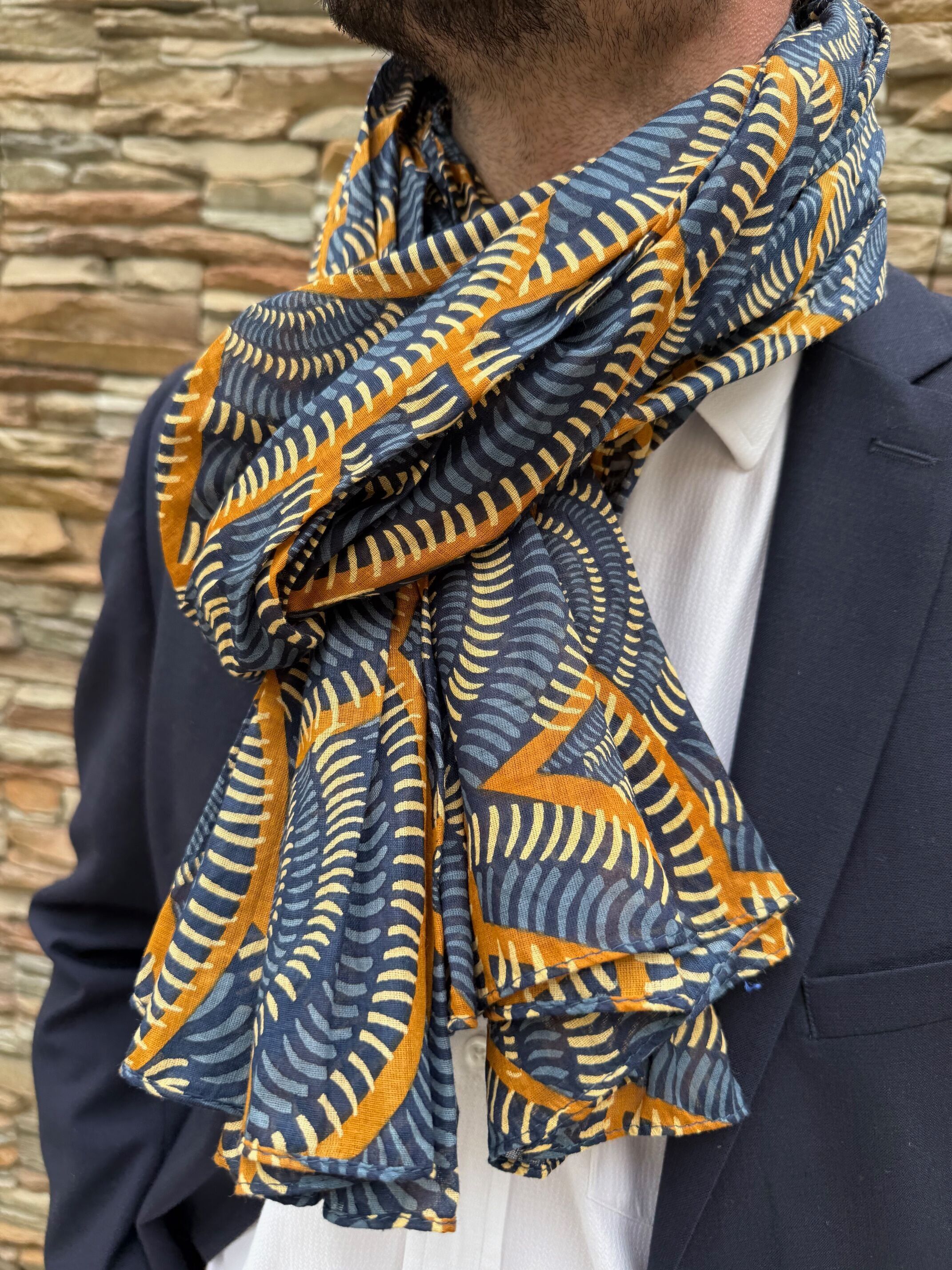 Sciarpa unisex 100% cotone indiano