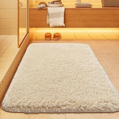 Absorbent Bath Mat Non-Slip Latex Backing Plush Rug 720gsm