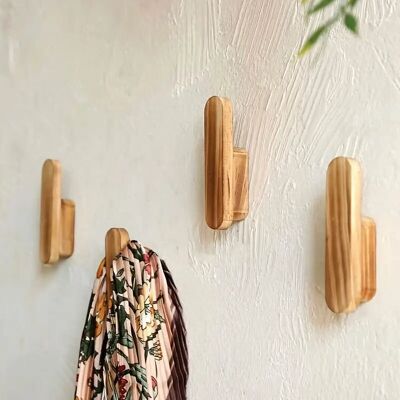 Rustic Wooden Wall Hook - Handcrafted