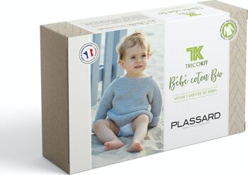 Kit bio layette col. bleu ciel 12