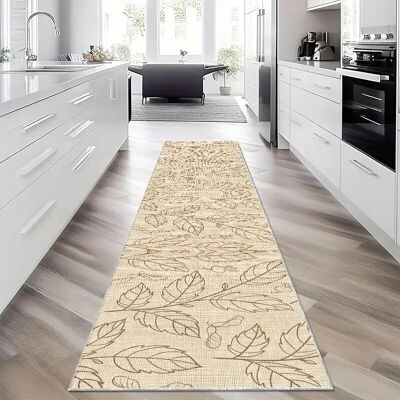 Tappeto moderno geometrico astratto - Velluto di cristallo di lusso, antiscivolo, lavabile in lavatrice
