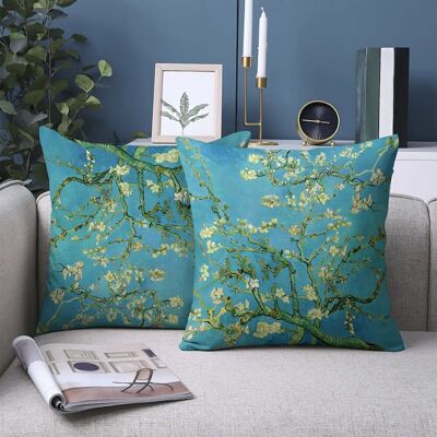 4pc sun moon design boho chic throw pillow cover set 45cmx45cm