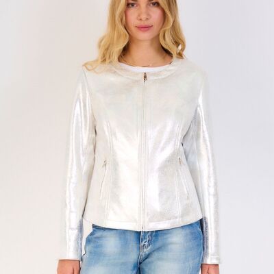 4109- Perfecto in pelle scamosciata