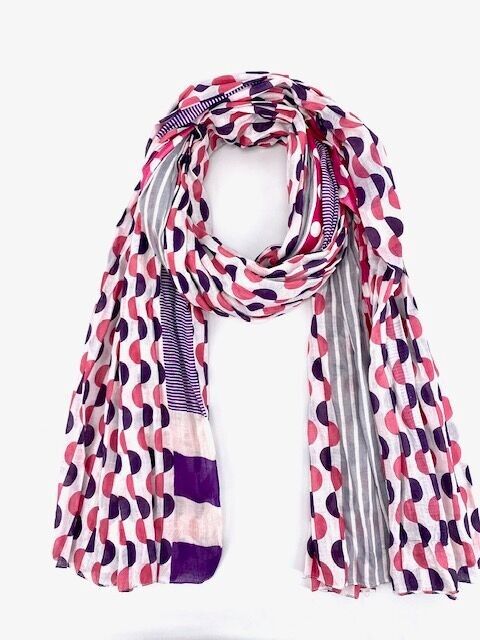 Sciarpa da donna in cotone naturale indiano.stola o pareo per l'estate