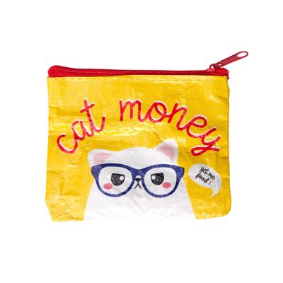 Mini wallet Cat money made of recycled plastic