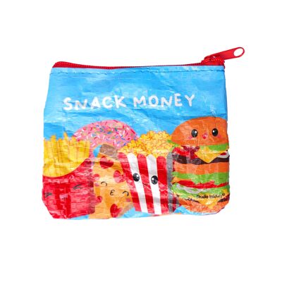 Mini portafoglio Snack money in plastica riciclata