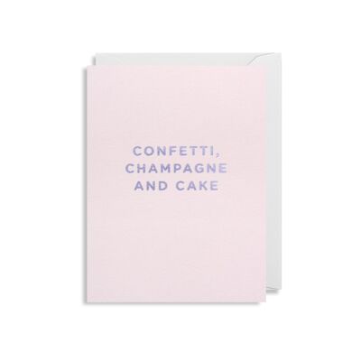 Confetti, Champagne And Cake