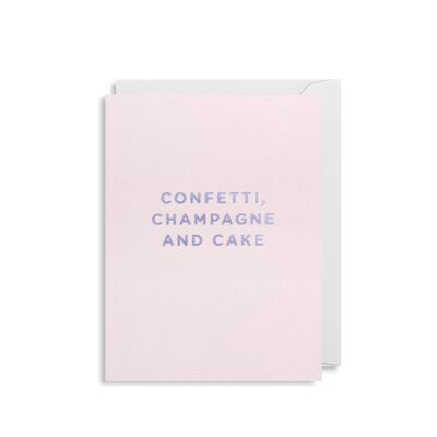 Confetti, Champagne And Cake