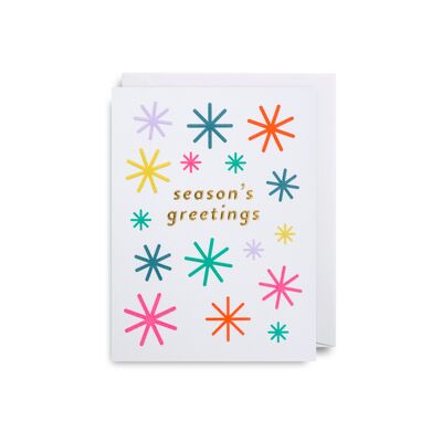 Season's Greetings: Christmas Card - Single Card