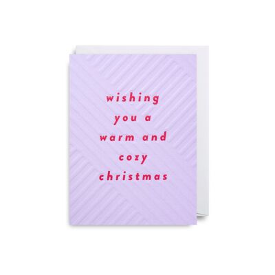 Wishing You a Warm And Cozy Christmas: Christmas Card - Single Card