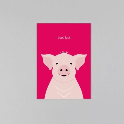 Cartolina in cartone di polpa di legno Rosi Pig