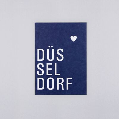 Postal de cartón de pulpa de madera de Udo Düsseldorf