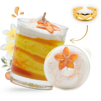 Bougie bijou gourmande fleur de tiaré