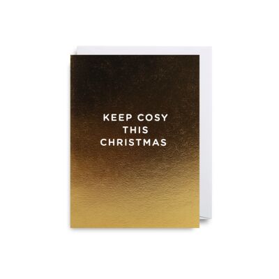 Keep Cosy This Christmas - Single Card