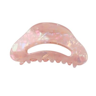 Pearlescent Blush Claw Clip
