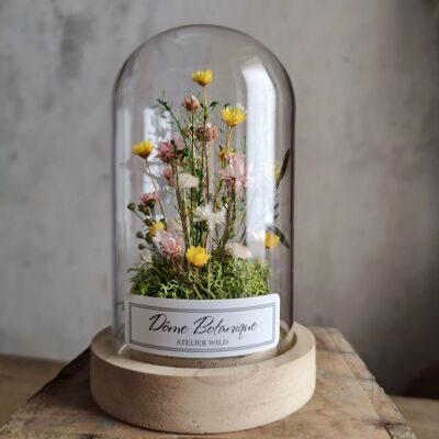 Botanical Dome "Fleurettes" - Campana di fiori secchi - Edizione limitata