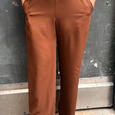 Schlichte Hose, elastischer Bund, 2 Seitentaschen – Hergestellt in Frankreich Y419AG76