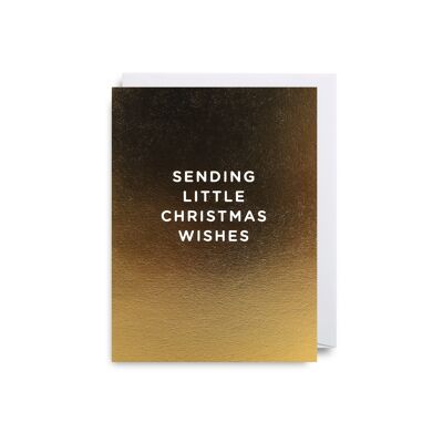 Sending Little Christmas Wishes - Single Card