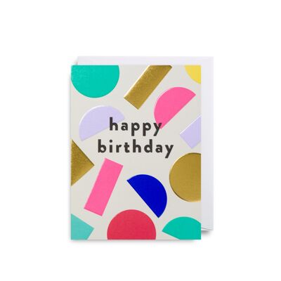 Throw Some Shapes: Birthday Card