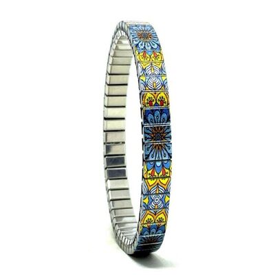Bracelet design en acier inoxydable 6 mm fait main à Londres - Ambiance chaleureuse métallisée